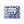 Blue and white patterned clutch with 'oh coconuts.' branding on a white background