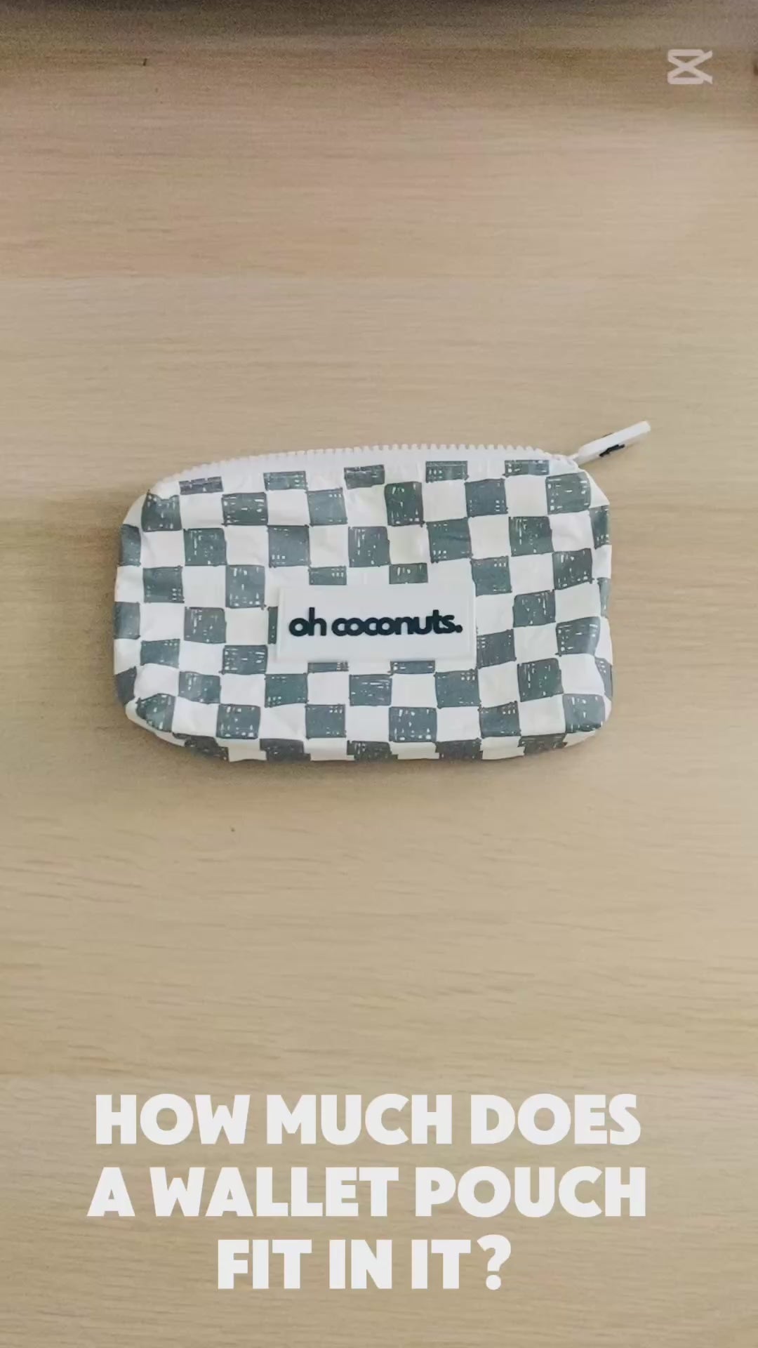 video with features of wallet pouch 