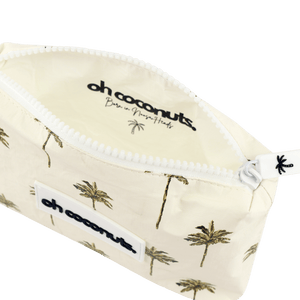 wallet pouch with palm trees born in noosa heads 