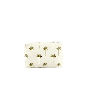 back of palm tree wallet pouch