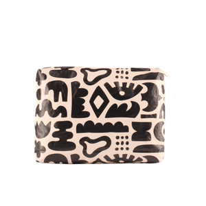 back of black and beige wet dry bag