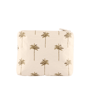 back of palm tree print wet dry bag